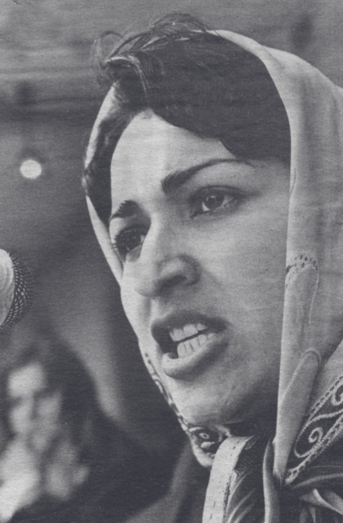 Meena_founder_of_RAWA_speaking_in_1982