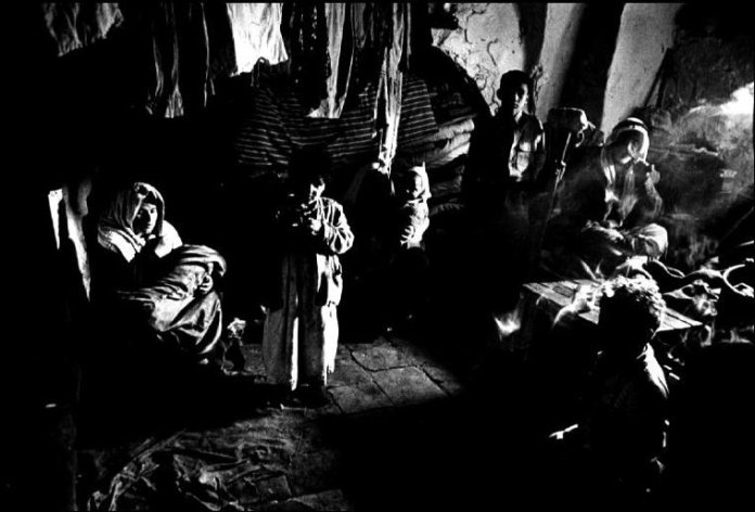 JORDAN. Palestinian refugees at Muascar Camp near old Jerusalem. 1960